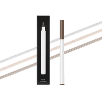 Crayon à sourcils OEM 2-en-1 à pointe fine liquide, 4 fourches, pour des traits naturels et précis, enrichi en vitamine E, personnalisable