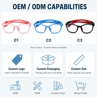 Montures de lunettes optiques pour enfants, montures de lunettes pour garçons et filles.