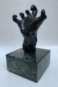 Statue de singe et de taureau en laiton faite à la main au prix d'usine - Product Image 4