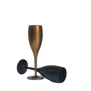 Flûtes à champagne en polycarbonate transparent incassable pour événements et traiteurs – Vente en gros - Product Image 4