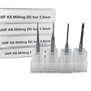 Frese in Zirconia VHF K4 K5 K1 Rivestite in Diamante, Punte da Taglio DC Dental CAD CAM, Testa di Fresatura 3.0mm - Product Image 1
