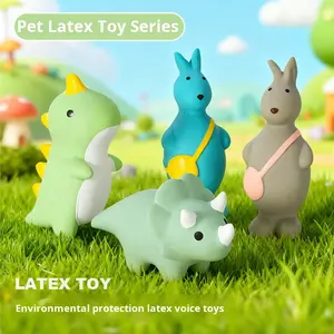 Jouet pour chien en latex naturel Lai Paifu en forme <span class=keywords><strong>de</strong></span> dinosaure avec fonctions <span class=keywords><strong>de</strong></span> nettoyage et <span class=keywords><strong>de</strong></span> broyage des dents et <span class=keywords><strong>de</strong></span> production sonore - Product Image 2