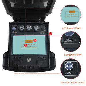 Máscara protectora de soldadura de ventana grande para soldadores Protección facial completa Tapa de soldadura <span class=keywords><strong>Tipo</strong></span> concha - Product Image 5