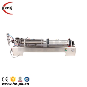 Machine de remplissage semi-automatique HZPK pour petits flacons de boissons, miel, shampoing, produits cosmétiques, peinture et pâtes - Product Image 3