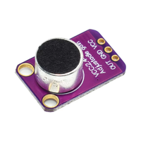 Módulo amplificador de micrófono Electret GY-MAX4466, preamplificador de sensor de sonido de alta ganancia y bajo ruido para Arduino Raspberry Pi