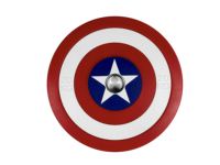 Pelat Bumper Berlapis CPU Gaya Captain America BLD 20kg Inti Baja Padat Kompetisi Tahan Guncangan Anti-selip Portabel Profesional