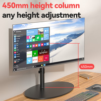 Support de moniteur de bureau et de télévision 14-38 pouces, support en métal pour PC avec rotation à 360° et inclinaison à 45° - En stock