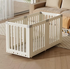 Recinto Pieghevole in Plastica per <span class=keywords><strong>Bambini</strong></span>, Barriera di <span class=keywords><strong>Sicurezza</strong></span> per Neonati, Box per <span class=keywords><strong>Bambini</strong></span> da Interno, Recinzione per Gioco in Soggiorno - Product Image 1