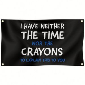 ฉันไม่มีเวลาสำหรับผ้าตกแต่งผนังขนาด 3x5 ฟุตสำหรับห้องพักหอพักวิทยาลัย ห้องนอน ห้องนั่งเล่น - Product Image 3