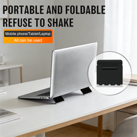 Support de refroidissement portable pour ordinateur portable, ultra-fin, pliable, dissipateur de chaleur, support surélevé, logo personnalisé