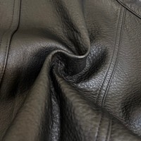 Blouson en cuir de moto ample et texturé en peau de mouton pour femme, avec revers multicouches, idéal pour la conduite automne
