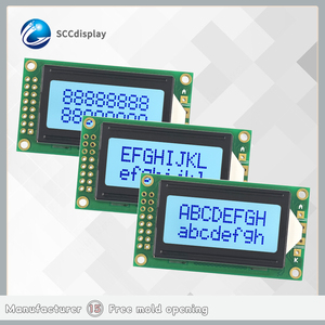 Tiêu chuẩn cao JXD0802A-1 STN tích cực 8x2 ký tự LCM mô-đun hiển thị ma trận điểm nhỏ st7066/aip31066 - Product Image 2