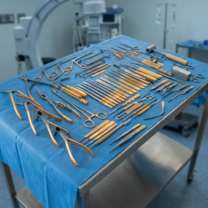 Ensemble d'instruments de chirurgie plastique professionnels en acier inoxydable, certifiés CE Classe I, garantie de 2 ans pour la chirurgie générale - Product Image 4