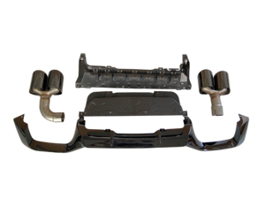 Nâng cấp x4m khuếch tán phía sau với ống xả lời khuyên cho BMW <span class=keywords><strong>X4</strong></span> G02 LCI Rear Bumper Lip - Product Image 4