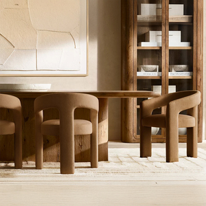 RH Oslo Vòng truyền thống chuyển đổi bàn ăn gỗ rắn với bệ cơ sở cho nhà và nhà hàng sử dụng - Product Image 2