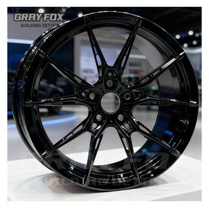 GRAYFOX Nuevas Llantas de Aleación Forjadas Personalizadas Plateadas para Autos de Carreras de 18-20 Pulgadas 5x112/5x114.3 para Benz, BMW, Porsche 911, <span class=keywords><strong>Lamborghini</strong></span> - Product Image 2