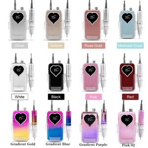 Lámpara Led UV para <span class=keywords><strong>uñas</strong></span>, taladro eléctrico <span class=keywords><strong>de</strong></span> manicura sin cable, portátil, recargable, 2023 rpm, novedad <span class=keywords><strong>de</strong></span> 35000 - Product Image 3