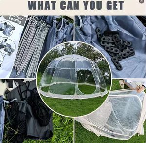 Tente bulle transparente en PVC pour le camping en plein air, observation des étoiles, imperméable, gonflable, installation facile, pour dormir en extérieur - Product Image 4