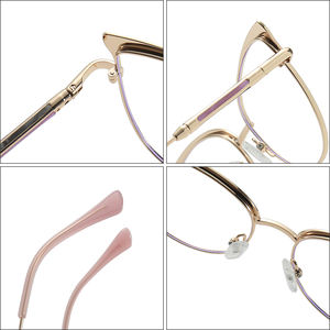 Nouvelles Lunettes Optiques Anti-Lumière Bleue 2026 à Monture Métallique Tendance pour Femmes – Montures de Lunettes Anti-Reflet - Product Image 4