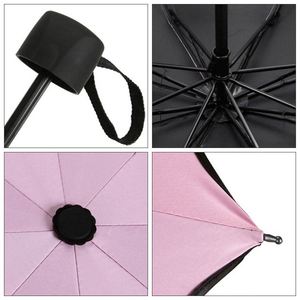 2025 <b>Large</b> 8 Ribs Rain <b>Umbrella</b> Cute Design Folding Manual Black Coated Strong <b>Umbrella</b> for Sale - Product Image 5
