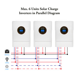 Inversor híbrido todo en uno Hopewind de 48V y 6KW para sistemas de almacenamiento de energía solar fotovoltaica para el hogar - Product Image 3