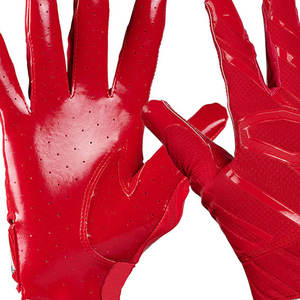 Gants de football américain à prix ajustable, nouvelle conception, couleur unie, gants de football de qualité supérieure - Product Image 4