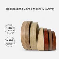 Bande de chantournage PVC MINGBANG 0,4 mm-3 mm pour bordure de table, étanche, résistante aux UV, texture grain de bois, bande de scellement de qualité