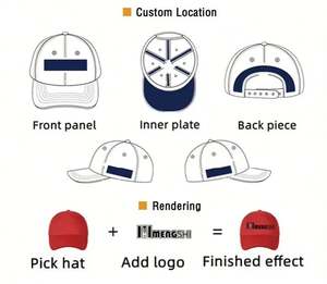 Casquette de baseball souple non structurée à 6 panneaux, personnalisable avec logo brodé, noire, style Dad Hat, marque privée - Product Image 6