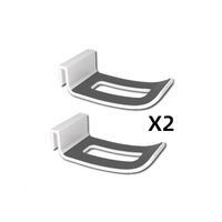 Support de Fixation Latéral pour Console PS5 avec Support pour Manette et Casque - Accessoire de Jeu (Lot de 2)