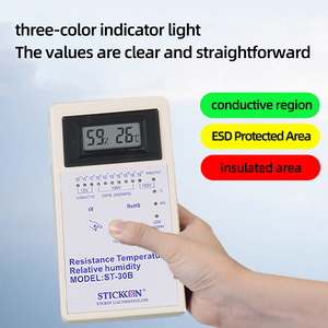 Testador de Resistência de Superfície Plástica STICKON ST030B para Equipamentos Eletrônicos com <span class=keywords><strong>Motor</strong></span> DC, Teste Antiestático, Entrada 10V-100V - Product Image 3