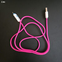 Prix usine 1m de long vitesse de charge sûre LED mince V8 téléphones portables Android cavo câbles de données micro USB