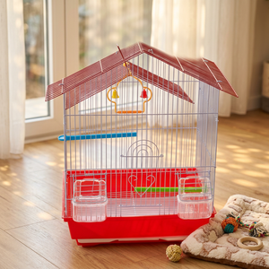 Volière extérieure pour oiseaux, grande cage pour animaux de compagnie pour jardin et patio, pour perroquets et pigeons, cage galvanisée résistante aux intempéries - Product Image 1