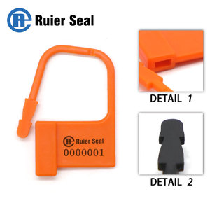 Rel104 hộp dùng một lần an ninh ổ khóa con dấu Khóa móc giả mạo bằng chứng an ninh con dấu barcoded nhựa Ổ khóa con dấu - Product Image 2