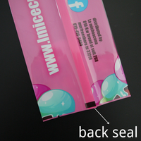 Logo personnalisé pour les sachets de collation thermoscellés en PET/PE pour les glaces, les gelées, les chewing-gums, les aliments en conserve, le sucre, les aliments pour animaux de compagnie