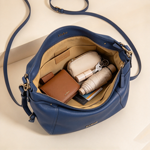 Bolso Bandolera Casual para Mujer, con Bolsillo Frontal, Herrajes Metálicos Dorados, Interior Espacioso, Bolso Tote con Múltiples Compartimentos - Product Image 6