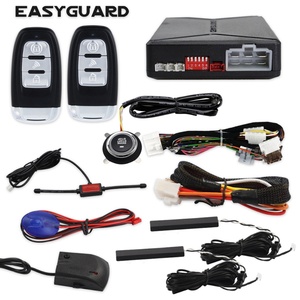 EASYGUARD PKE <b>Car</b> Alarm System with <b>Push</b> Engine Start, Remote Engine Start Keyless Entry - Product Image 1