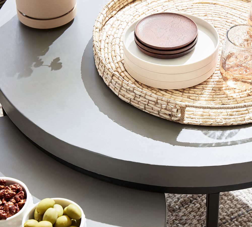 Round Nesting Coffee Tables patio furniture outdoor side table coffee console table