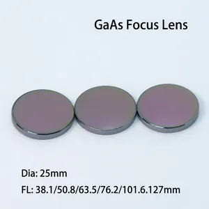 High Quality 8-12um Meniscus GaAs Focus Lens For Infrared Imaging Monitoring Inspection Or Infrared Spectroscope