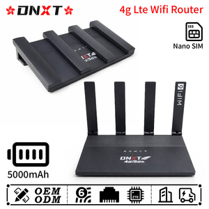 DNXT 4g Lte Sim Card WiFi6 300Mbps Router Wifi 1WAN/4LAN 2.4GHz Usb <b>Modem</b> Wifi 5000mAh AP Mode Universal 4g <b>Modem</b> Home Use - Product Image 1