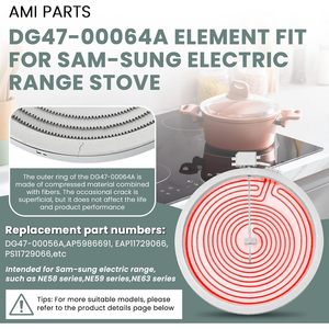 Élément chauffant électrique DG47-00064A DG47-00056A, 12 pouces, double radiateur, pièce de rechange pour cuisinière Samsung - Product Image 4