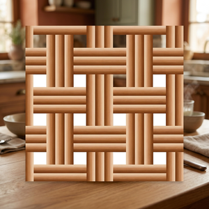 Carreaux de céramique 3D externes 300x300mm Carreaux de porcelaine pour mur extérieur en briques de villa antiques rustiques émaillées mates - Product Image 2