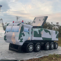 AOYU Missile Gonflable Hélicoptère Avion Spécial Hors Route Cargo Camion Navette Spatiale Véhicules Réservoir Modèle de Voiture
