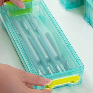 Trong Suốt PP Hình Chữ Nhật Tiêm Lưu Trữ Hộp Nắp Đa-Chức Năng Stackable Bền Vững Đồ Chơi Văn Phòng Phẩm Tổ Chức Cho Hộ Gia Đình - Product Image 3