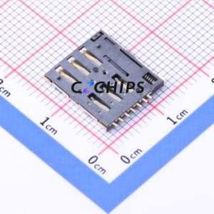 K-DYX-010 SIM Card Connector SMD Connector Nano SIM Card Card Holder 1.37mm - Product Image 2