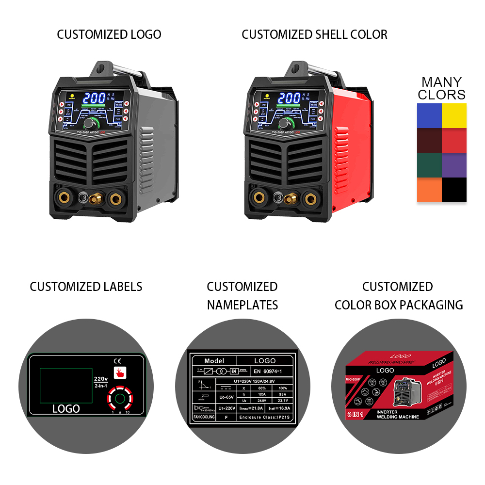 New Portable AC/DC Plasma Cutter Welder Combo Tig/Stick/Cut 3-in-1 Aluminum Welding Machine 220V Thermal Protection IGBT · image 4