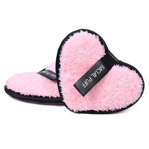 Éponge nettoyante pour le visage en forme de cœur, réutilisable, lavable, pour le démaquillage - Product Image 5