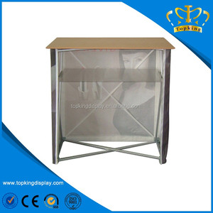 Comptoir modulaire pliable avec structure en aluminium/acier et couverture graphique réutilisable - Product Image 3