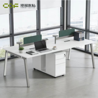 Escritorio de Trabajo Plegable Blanco de 4 Patas Ajustable para Uso Escolar, Tamaño Personalizable, Diseño Moderno