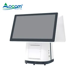 Windows Of Android Systeem 15.1/15.6 Inch All In One Touch Screen Pos Machine Met Printer Msr En Barcode scanner Opties