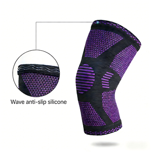 Soporte de Rodilla Elástico y Transpirable de Nylon con Compresión en 4 Direcciones, Protector Médico para Alivio del Dolor - Product Image 2